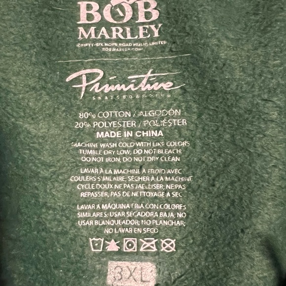 Primitive x Bob Marley Hoodie - Picture 3 of 4
